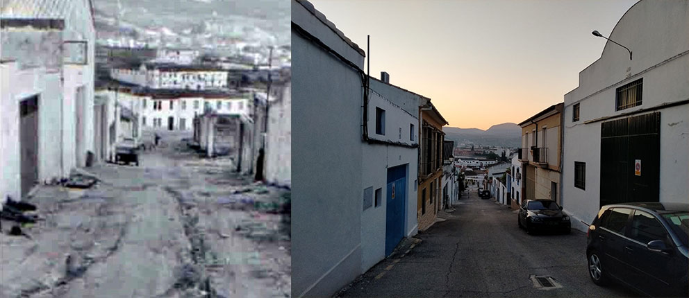 Fotografías de las calles, callejones, urbanismo, planos, callejero de Cabra Córdoba