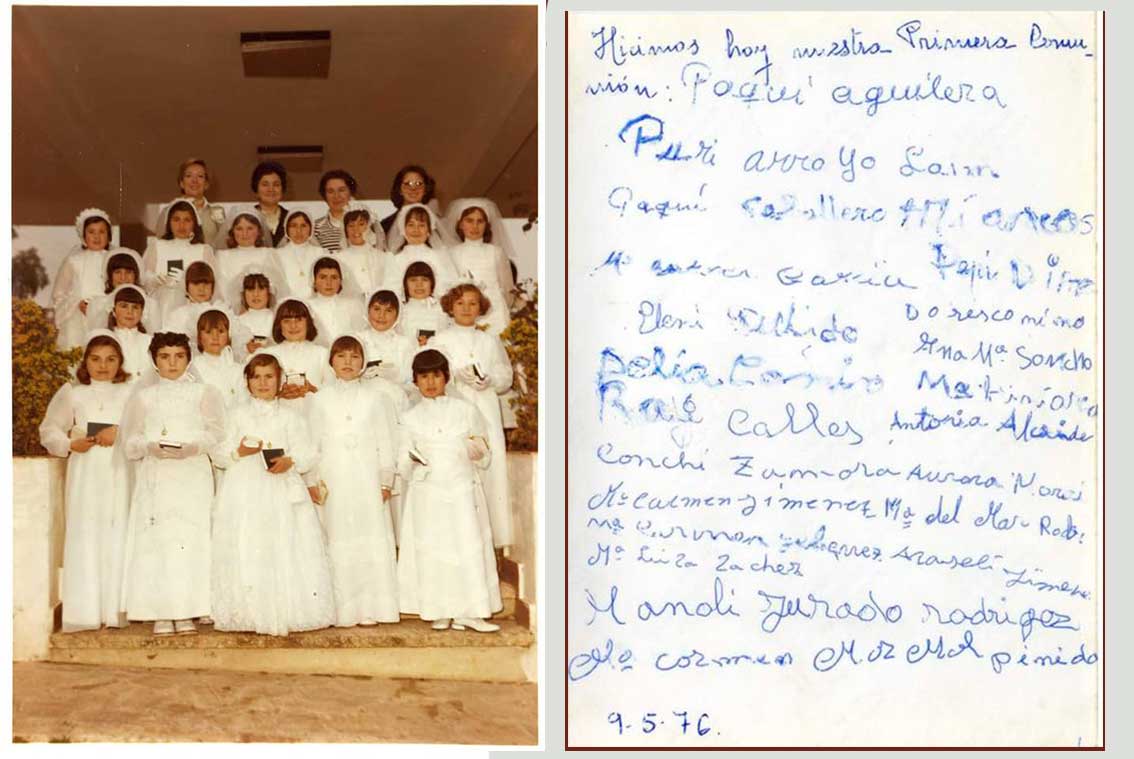 Fotos de primera comunion de niños y niñas  de Cabra