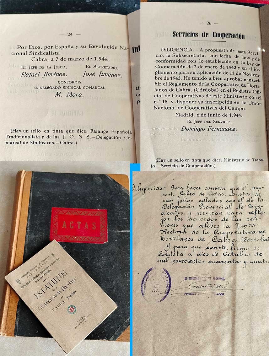 Fotografías relativa documentos de Cabra en el Recuerdo