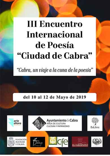 III Encuentro internacional de poesia Cuidad de Cabra