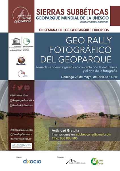 Geo Rally fotográfico del geoparque 