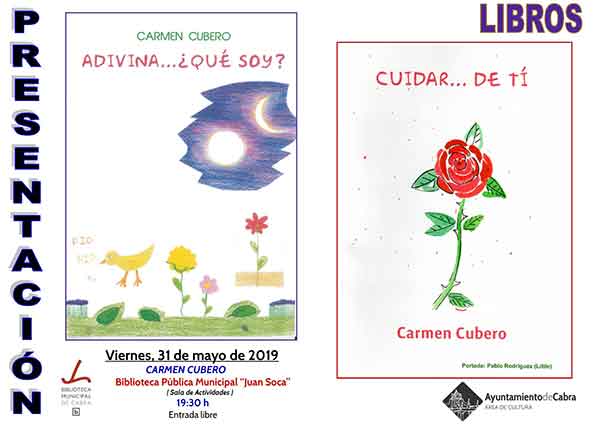 Ana cubero, presentación libros «Adivina quien soy» y «Cuidar de tí»