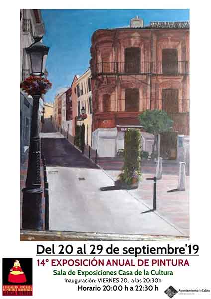 La Asociación Cultural de Pintores Egabrenses «García Reinoso» organiza 14 Exposición anual de pintura