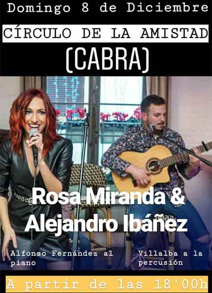 Actuación de Rosa Miranda & Alejandro Ibañez en el Cirdulo de la Amistad de Cabra