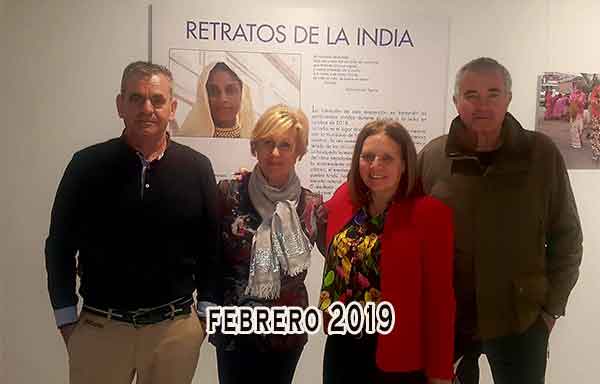 En Granada inauguramos una exposición de fotografías de nuestro viaje a la India, febrero 2019