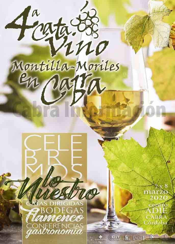 4ª cata de vino Montilla Moriles en Cabra