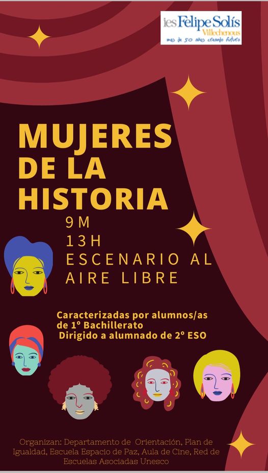 «Mujeres de la Historia» Representación de alumnos del IES Felipe Solis