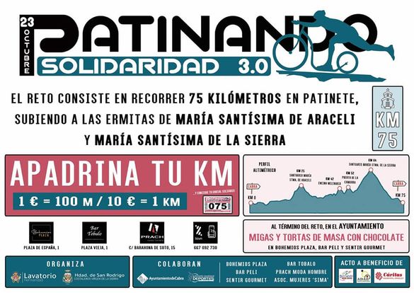 «Patinando Solidaridad 3.0», Cabra octubre 2021