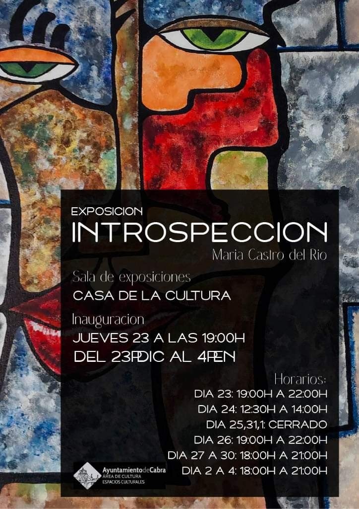 Exposición «Introspección» de María Castro del Río, Cabra diciembre  2021