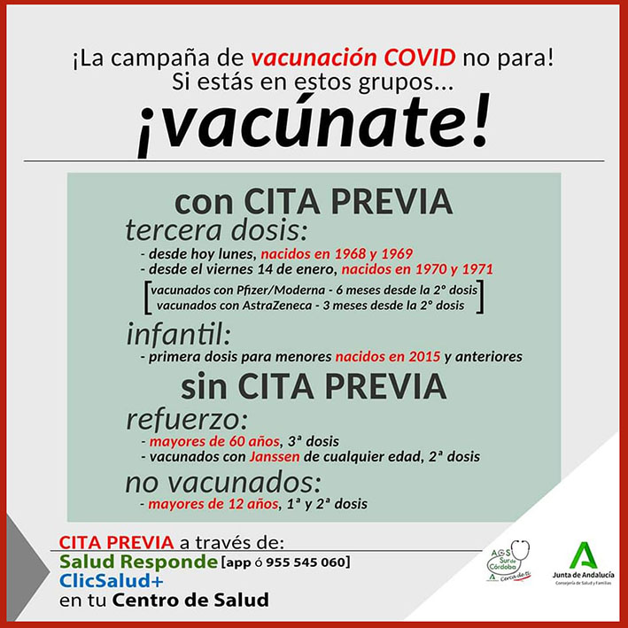 Campaña de vacunación contra el covid, Cabra emero  2022