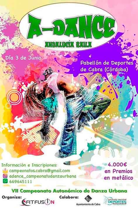 VII Campeonato autonómico de Danza Urbana, Cabra mayo 2023