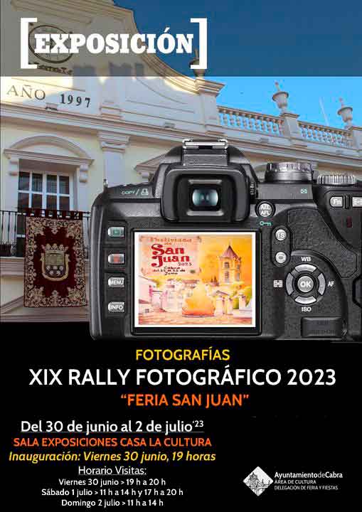 XIX Rally fotográfico 2023, Cabra junio-julio 2023