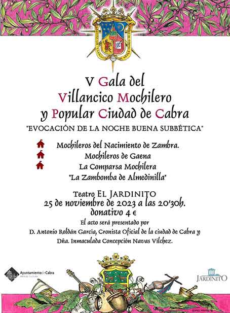«V Gala Villancico Mochilero», Cabra octubre 2023