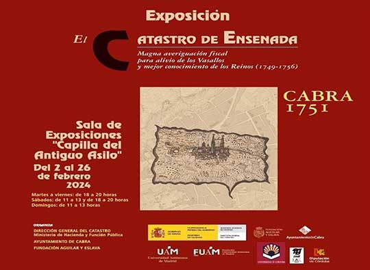 Exposición «El catastro de Ensenada», Cabra enero 2024