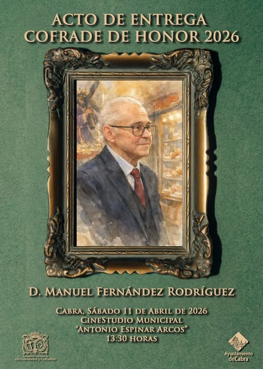  Acto de entrega Cofrade de Honor 2026. Cabra abril 2026