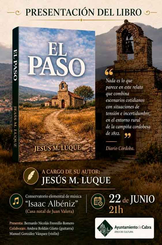 Presentación del libro «El Paso» de José M. Luque