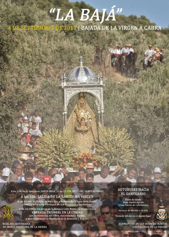 La «bajá» 2017 de la Virgen de la Sierra
