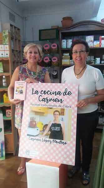 Presentación del libro de cocina de Carmen López