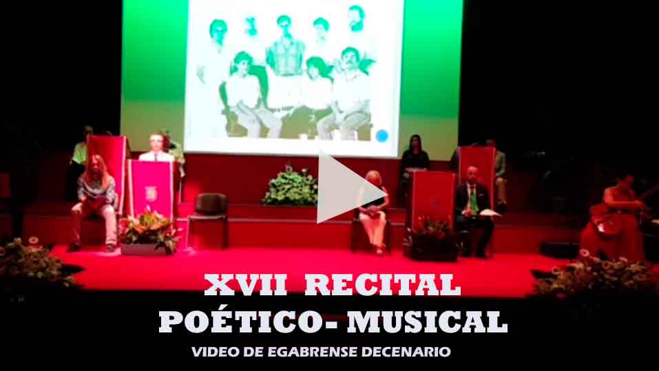 XVII recital poético musical Cabra septiembre 2017