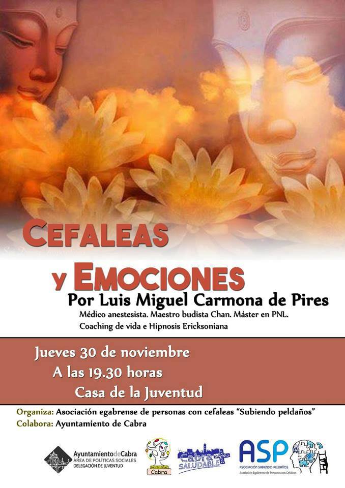  «Cefaleas y emociones» Conferencia del médico anestesista Luis Miguel Carmona de Pires
