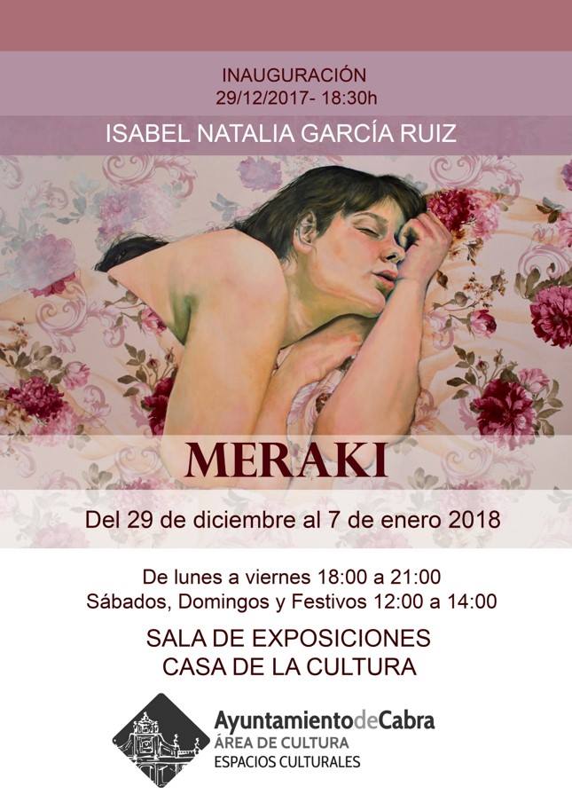 «Meraki» exposición de pintura de Isabel Natalia Garcia Ruiz