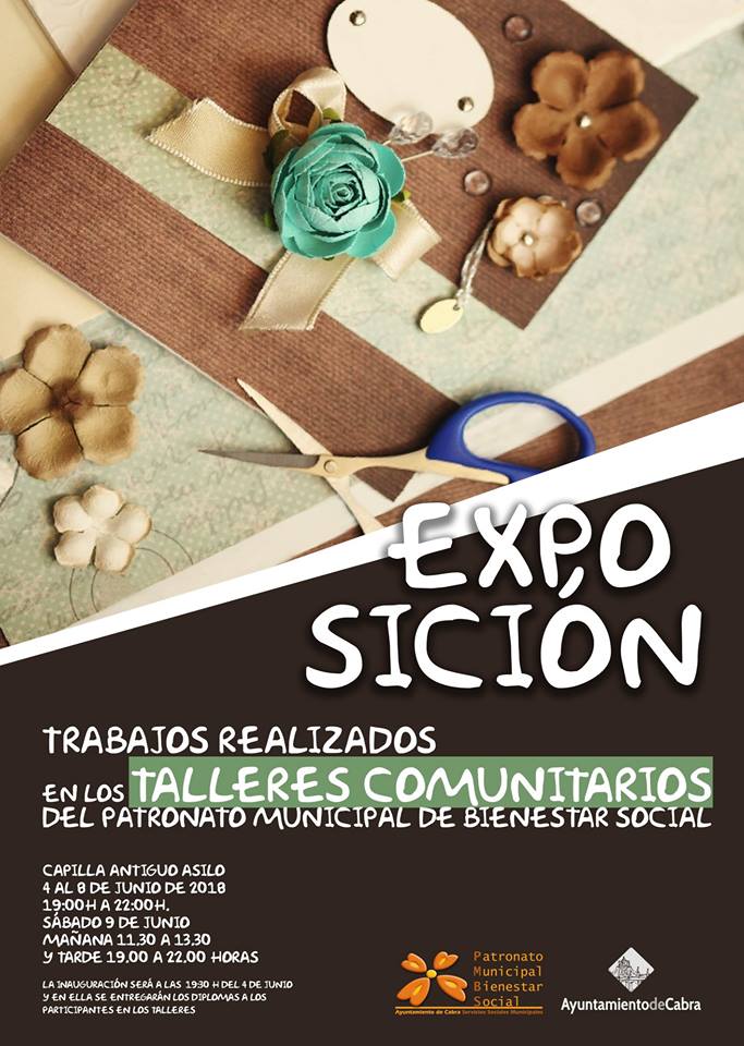 Exposición talleres comunitarios Ayuntamiento de Cabra