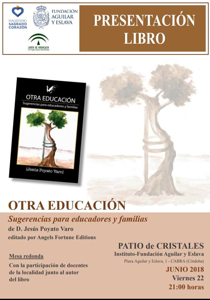 Presentación del libro «Otra educación» del egabrense Jesús Poyato Varo