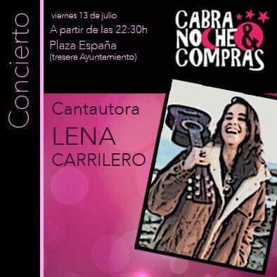 Concierto cantautora Lena Carrillero. Cabra 2018