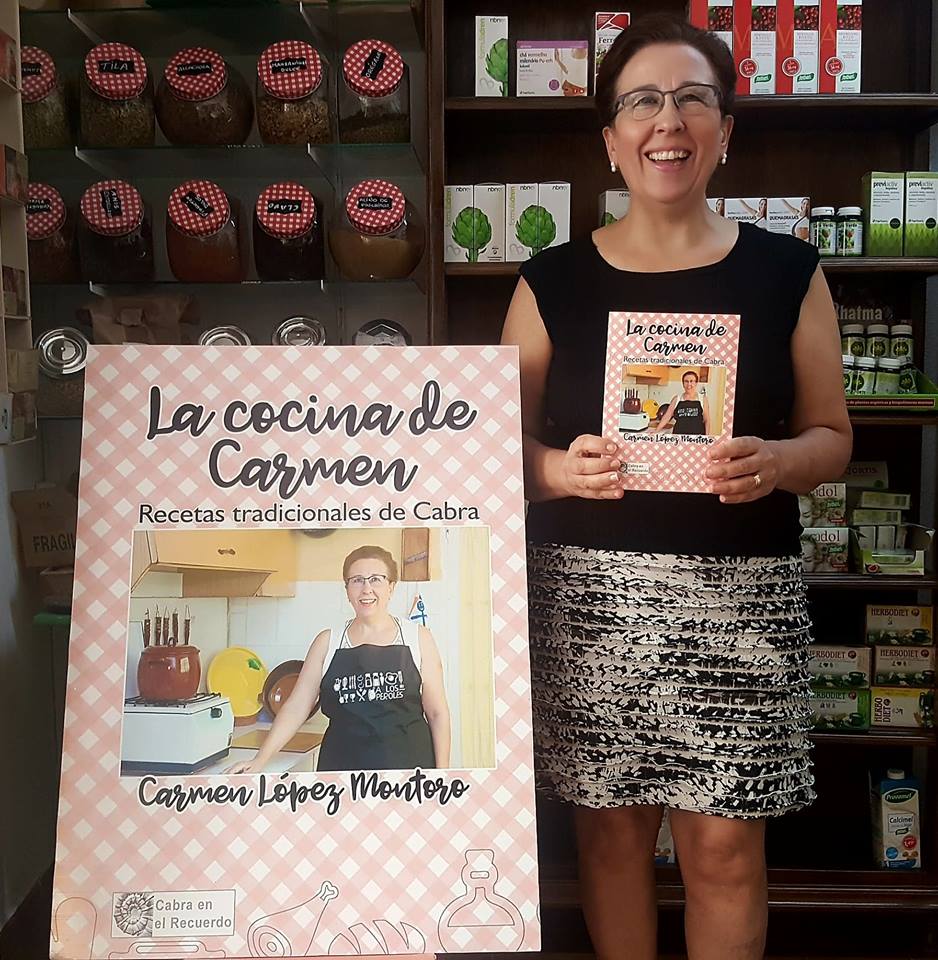 1200 ejeplares vendidos del libro de cocina de Carmen López