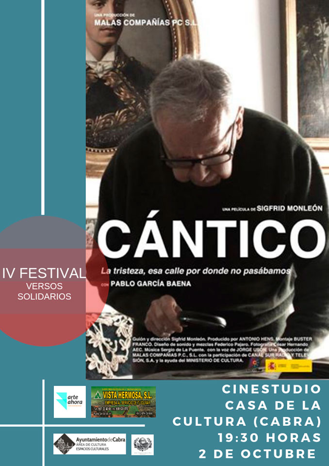 Proyección Cinestudio Munipal de Cabra documental «Cantico»