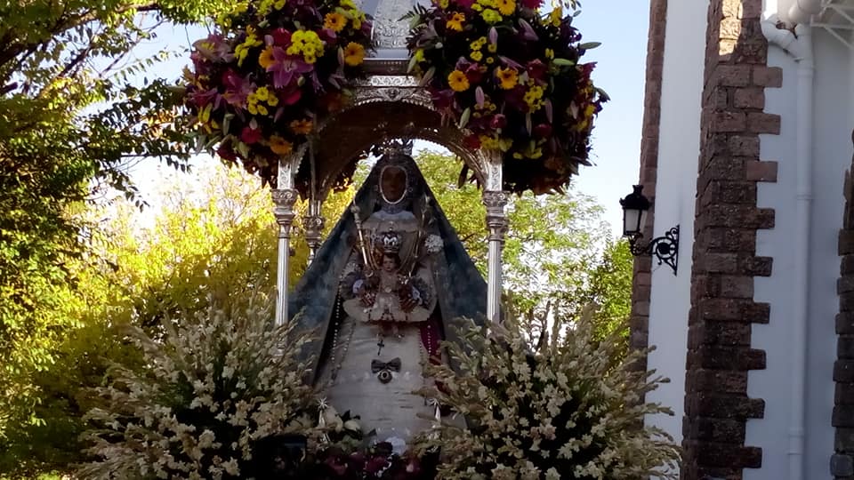 Foto de la subida de la Virgen de la Sierra 7 de octubre 2018