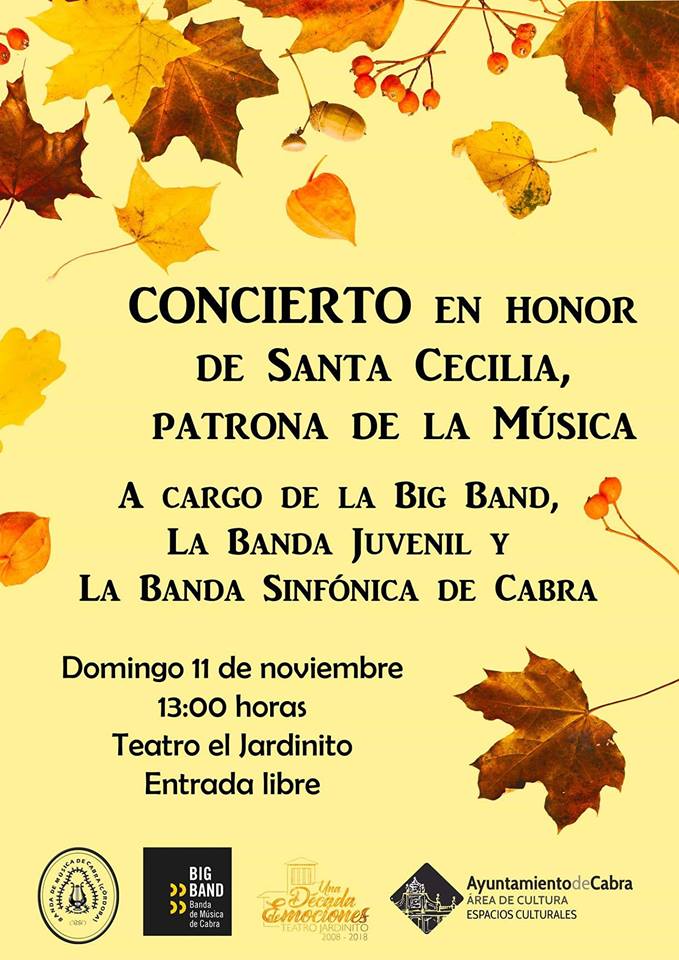 Concierto en honor de Santa Cecilia patrona de la música