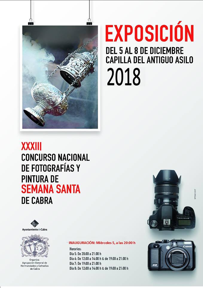 XXXIII concurso de fotografía y pintura de Semana Santa de Cabra