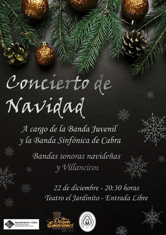Conciderto de Navidad Banda Juvenil y Sinfónica de Cabra