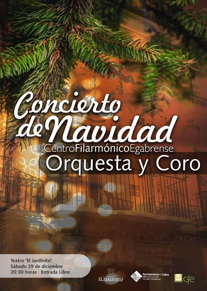 Cocierto de Navidad «Orquesta y Coro» Centnro Filarmónico egabrense