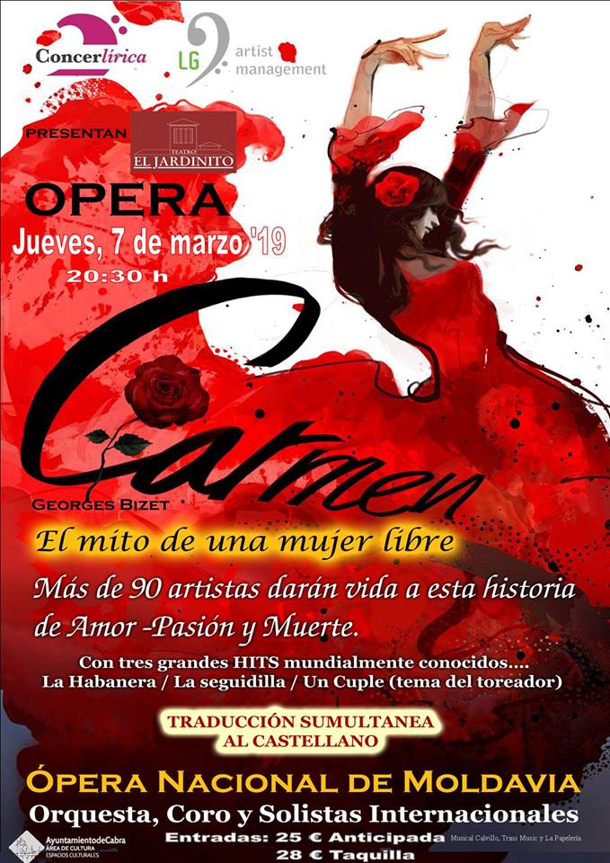 Opera Carmen, 
Cabra marzo 2019
