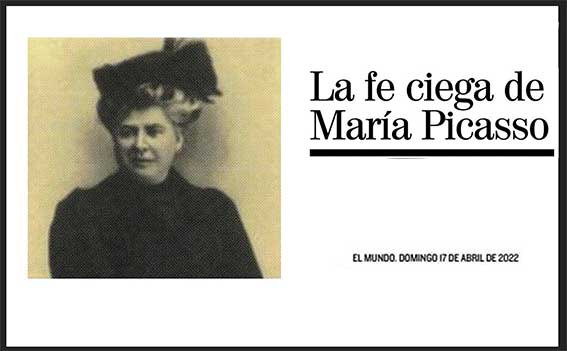 La fe ciega de Maria Picasso 