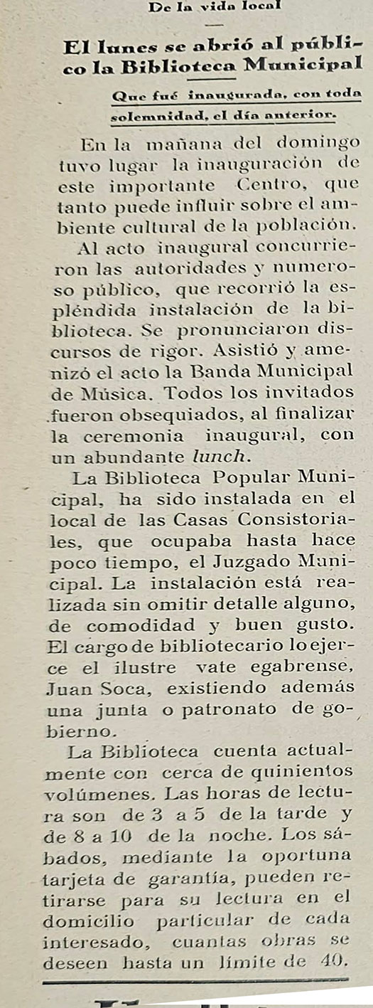 Recopilación de fotos y artículos de «El popular». Prensa de Cabra de Córdoba