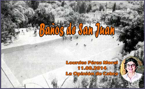 «Baños de San Juan» artículo de Lourdes Pérez Moral