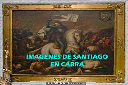 Imágenes de Santiago en Cabra.  