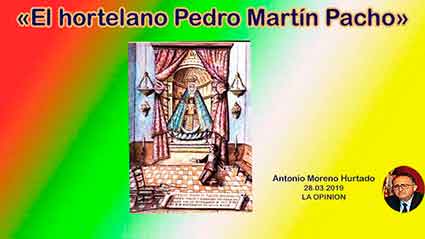 «El hortelano Pedro Martín Pacho» artículo de  Antonio Moreno Hurtado