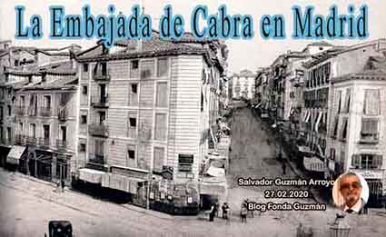  «La Embajada de Cabra en Madrid» artículo de Salvador Guzmán Arroyo