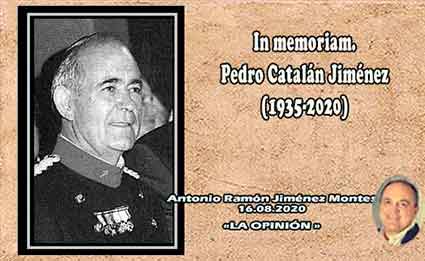 «In memoriam. Pedro Catalán Jiménez (1935-2020)» artículo de   Antonio Ramón Jiménez Montes 