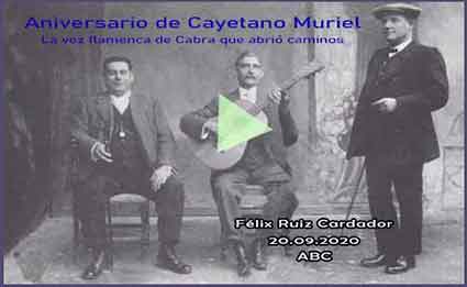 Aniversario de Cayetano Muriel «Niño de Cabra»