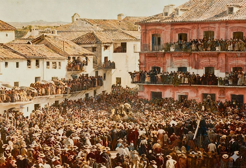 fotografías relacionadas la Semana Santa desaparecida de Cabra