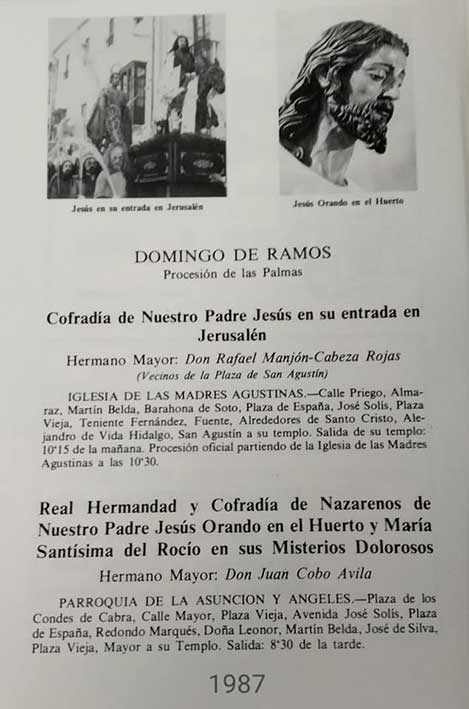 fotografías relacionadasa la Hermandad del Rocio.