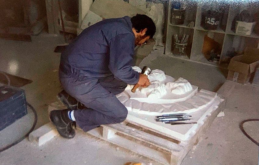 Fotografías relacionandas con la escultura en  Cabra