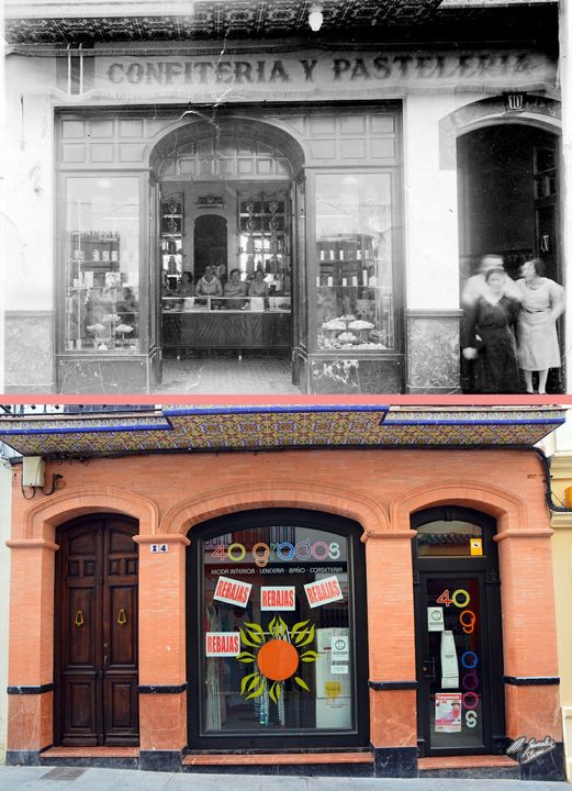 fotografías de las diversas tiendas, comercios y comerciantes de Cabra