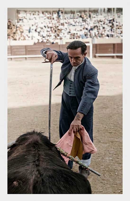 Fotografias relacionadas con la fiesta de los toros de Cabra