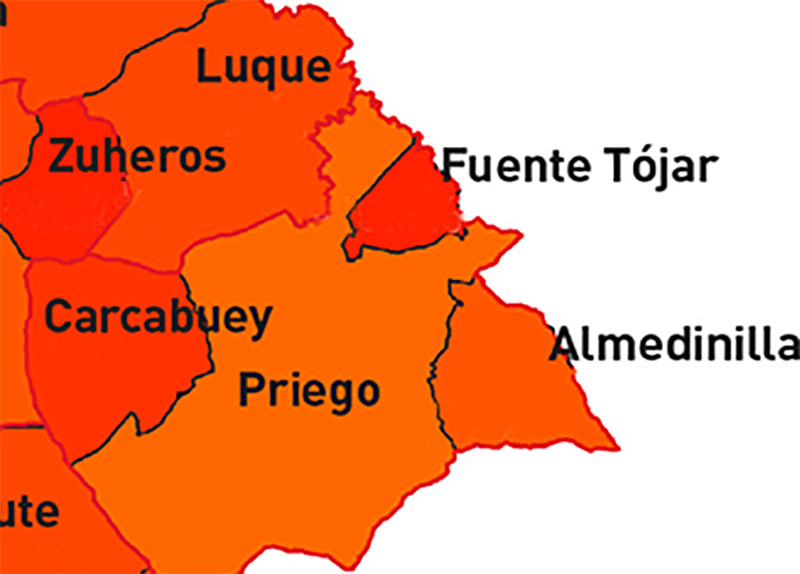 mapa de Fuente Tojar